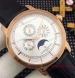 Vacheron Constantin Watches Price List For Fake Traditionelle Moonphase Watch - White Dial